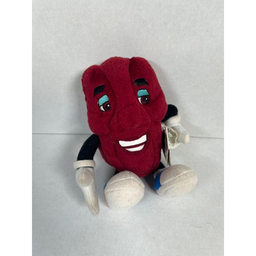 California Dancing Raisins Plush 7" Stuffed Animal Toy Vintage Embroidered Eyes
